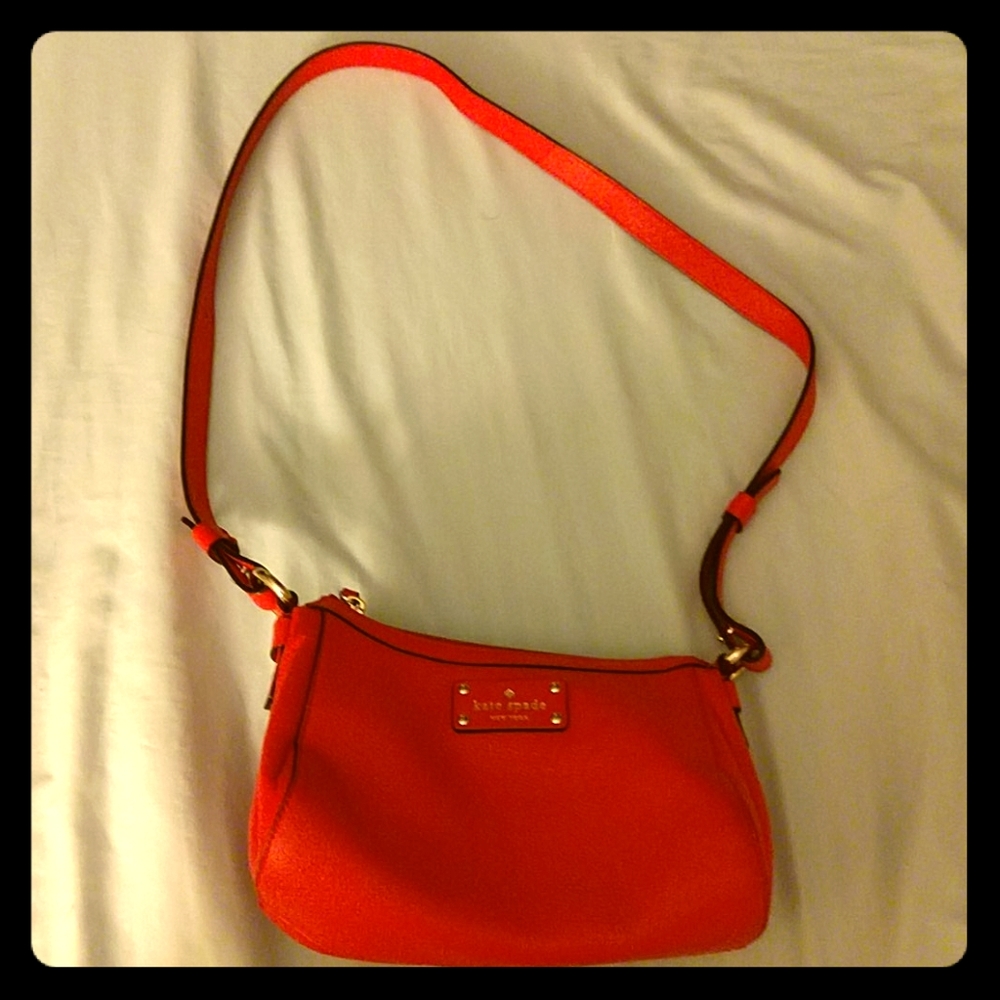 Orange Kate Spade purse